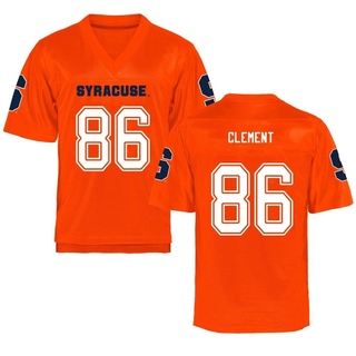 David Clement Game Orange Men's Syracuse Orange Football Jersey