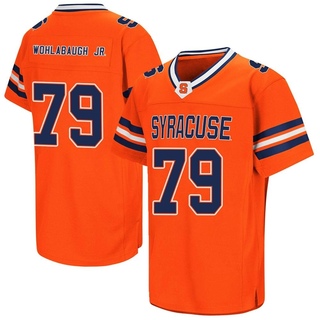 David Wohlabaugh Jr. Game Orange Men's Syracuse Orange Colosseum Football Jersey