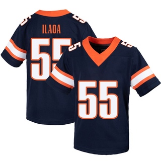 Josh Ilaoa Game Navy Men's Syracuse Orange Untouchable Football Jersey