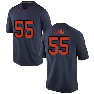 Josh Ilaoa Game Navy Youth Syracuse Orange Football Jersey