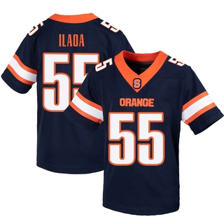 Josh Ilaoa Game Navy Youth Syracuse Orange Untouchable Football Jersey