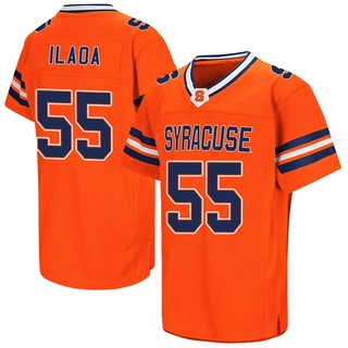Josh Ilaoa Replica Orange Men's Syracuse Orange Colosseum Football Jersey