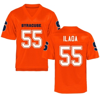 Josh Ilaoa Replica Orange Men's Syracuse Orange Football Jersey