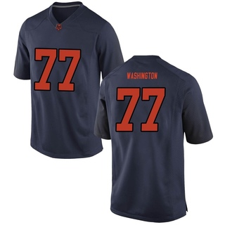 Savion Washington Replica Navy Youth Syracuse Orange Football Jersey
