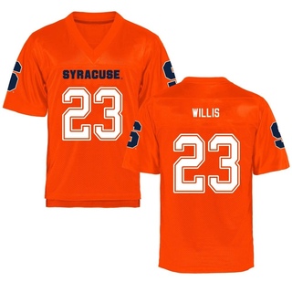 Yasin Willis Replica Orange Men's Syracuse Orange Football Jersey